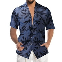 Muška ljetna modna majica za slobodno vrijeme uz more Havajska majica kratkih rukava Casual top bluza
