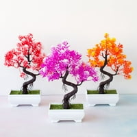 Ydxl fau bonsai realistično privlačno svjetlosno obojeno obojeno lijep ugrađeni umjetni cvjetni materijal