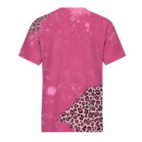CLLIOS ženske košulje za dojke ružičaste vrpce Grafičke majice Teen Girls kratki rukav vrhovi slatka