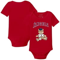 Dojenčad sićušni otvor Red Los Angeles Angels Teddy Boy Bodysuit