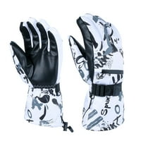 CPTFADH Skijaške rukavice vodootporne prozračne rukavice za snijeg osjetljivim zaslon tople zimske snježne
