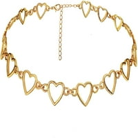 Choker ogrlica - Jednostavan geometrijski krug Choker izjava ogrlicu za žene za žene djevojke ogrlica