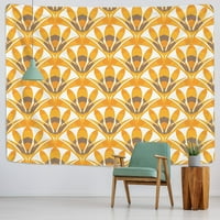 Biljna cvjetna tapiserija Tkanina viseći tapiserije Decor zid za žive trpezarije uređenje soba, veličina