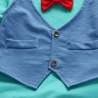 Toddler Kids Baby Boys Outfits majica kratkih rukava + hlače gospodo Set odjeće Chmora