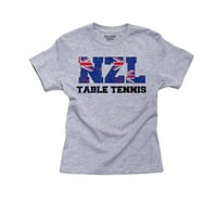 Novozelandski stolni tenis - Olimpijske igre - Rio - Boy's Pamučna mladost siva majica