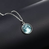 Moon ogrlice za žene od nehrđajućeg čelika Mjesečeve ogrlice Dainty Moon Privjesak ogrlice za žene djevojke