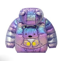 Aaimomet Toddler Baby Boy Winter Jakna Zima topla debela podstavljena jakna s dugim rukavima