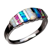 Prstenovi za žene Opal Ring Lucky In Love Kamene vjenčani band zaručni prstenje u nakitu