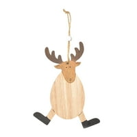 Linyer božićni privjesak obojen bojama viseći ukrasi Snowman Elk Xmas Sightster za vješalica za bara