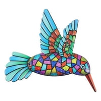 Metal Hummingbird Wall Art Decor Mosaik Bird Skulptura viseći ukras