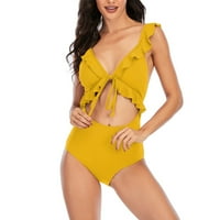 Fanxing Clearance ponude Ženske ruffles Jednodijelni bikini setovi casual mrmiranje Monokini kupaći