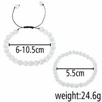Prirodna ljekovita snaga draguljastog kamere kristalne perle Unizirane narukvice makrame bracelets.sd6