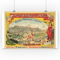 Izložba Francaise A Londres Vintage poster Francuska C
