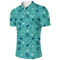 Košulje za muškarce na vrhu Ljetni modni trend 3DPolo košulje sa zatvaračem s kratkim rukavima Ležerna