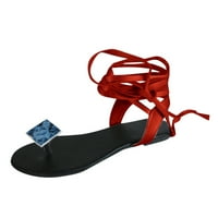 Sandale za babySbule za žene čišćenje Ženske prozračne zmije Print Colorblock gležnjače za gležnjače