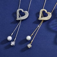 Heiheiup Jednostavna ogrlica ženska stotina modne ogrlice sa ogrlicama sa ogrlicama sa ogrlicama
