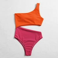 Ženski bikini set su seksi trokuta u boji, dva kupaća kostimu