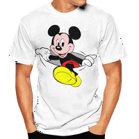 Mickey Mouse Casual majica kratkih rukava, crtane porodične majice za djecu i odrasle, 8xL
