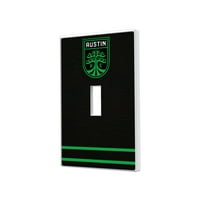 Austin FC Stripe dizajn Jednokrevetna ploča za svjetlo