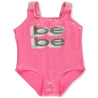 BEBE Girls '1-komadni kostim kostim u boji - ružičasta, -