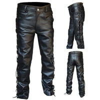 Wozhidaoke teretni hlače za muškarce duge retro goth tanke muške hlače pantalone zimske jesenske punk