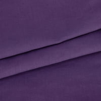 Lenago ženske tuničke vrhove plus veličine V-izrez dugih rukava s dugim gumbom pamučne i posteljine