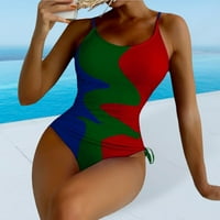 Star Home Jednodijelni kupaći kostim sa grudima bez podzemlja Slim Fit bez rukava Monokini Bazen troši
