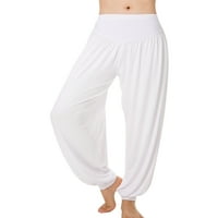 Prednjeg sweard-a Hippie pantalona Visoki struk harem pant indijske joge hlače koje rade duge activewebrower