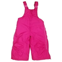 Girls Toddler Dark Pink Fuchsia Snow Bibs Ski pantalone w sa zatvaračem 2t
