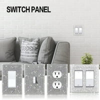 Switch Panel Diamond naljepnica US Standardna zidna ploča Naljepnica za pravokutnike K003