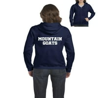 MMF - Ženska dukserica pulover punog zip, do žena veličine 3xl - planinske koze