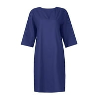 Ljetne haljine za žene Ženske haljine Shift Boho Haljine Solidne haljine Plaža Haljina za odmor Pokloni