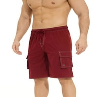 HAITE MAN plaže kratke hlače od sobola od sobola, elastična struka Summer Hlače Workout Mini pantalone