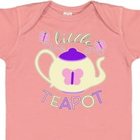 Inktastični mali čajnik slatki čajnik s leptirima poklon dječje djeteta ili dječje djece
