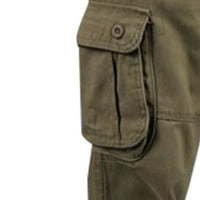 Mrat pune duljine hlače znoj hlače muškarci povremeno muške čisto pamučne multi-džepne trošice otporne
