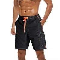 Muški casual udobne kratke hlače Ljeto Brze suho plivanje trupa crne s