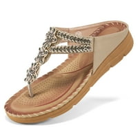 Ženske flip flops komforne stane sandale za žene gladijatorske boemske ljetne cipele