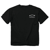 Chevrolet muške Chevy Camo Accent majica, crna, 3xl