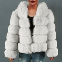 Luksuzna kardiganska jakna Ženska zimska termalna kaput postolja Cardigan Jakna s dugim rukavima Kardiganska