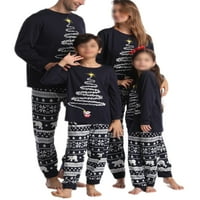 Bomotoo mama tata Dječji salon koji odgovara porodičnoj pidžami postavljeno elastično struk mekani noćni