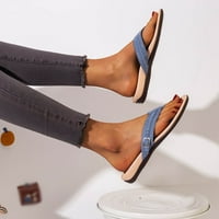 Kukoosong ravne sandale žene flip flops za žene cipele s niskim cvjetnim floralnim flip flops sandale