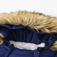 Bagilaanoe novorođenče Dječaci zimski shog snijeg Dukseri Kombinti s dugim rukavima Otvorena jakna + rukavice + stopalo prekriva novorodreće odjeću za toplu kaputu