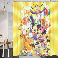 Mickey Mouse Likovi Slatke DIY tuš za zavjese sa modernim vodootpornim tušem za kupatilo