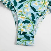 Ganfancp bikini set komad, pokrov kupaćim kostima za žene boho vintage print halter strappy kupaći kostimi