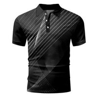 Akiihool polo majice za muškarce Golf kratki rukav Performanse casual polo majice