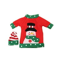 Scandal naočale božićne boce s džemper dizajn santa snjegovinski božićni kućni partijski ukras za boce
