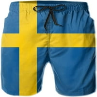 Muška švedska zastava Swim Trups kratke hlače Ljetni surf Swim trunks S-3XL