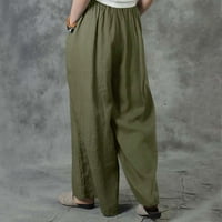 Ženske haljine Yoga Lounge Hlače vruće rasprodaje hlače Radni ured Poslovni čvrsti povremeni džep elastični