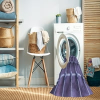 Ahgly Kompanija Mašina za pranje u zatvorenom pravokutniku Transicijske purpurne prostirke, 7 '10'