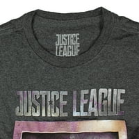 Justice League Movie Značka za mlade majica-Medium